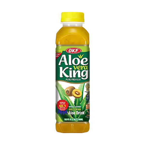 OKF Aloe Vera Drink Kiwi, 500ml, case of 20 – aloe vera drinks from South Korea