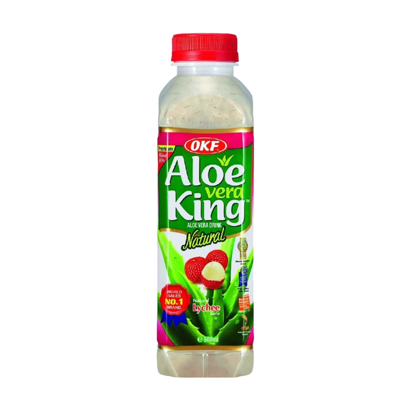 OKF Aloe Vera King Lychee, 500ml, case of 20 – aloe vera drinks