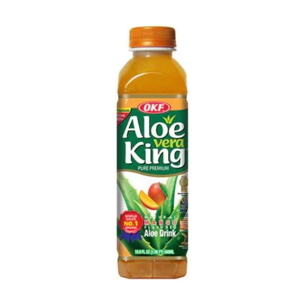 OKF Aloe Vera King Mango, 500ml, case of 20 – aloe vera drinks from Korea