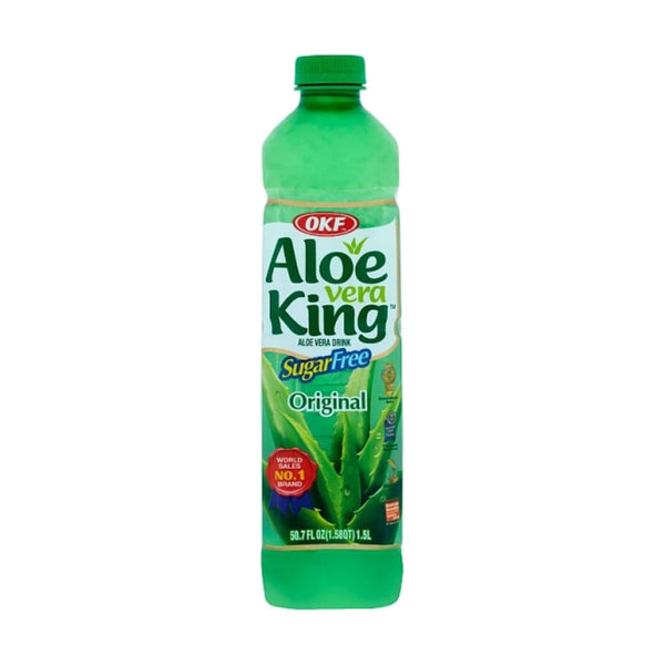 OKF Aloe Vera King Original Sugar Free, 1.5l, case of 12 – aloe vera drinks