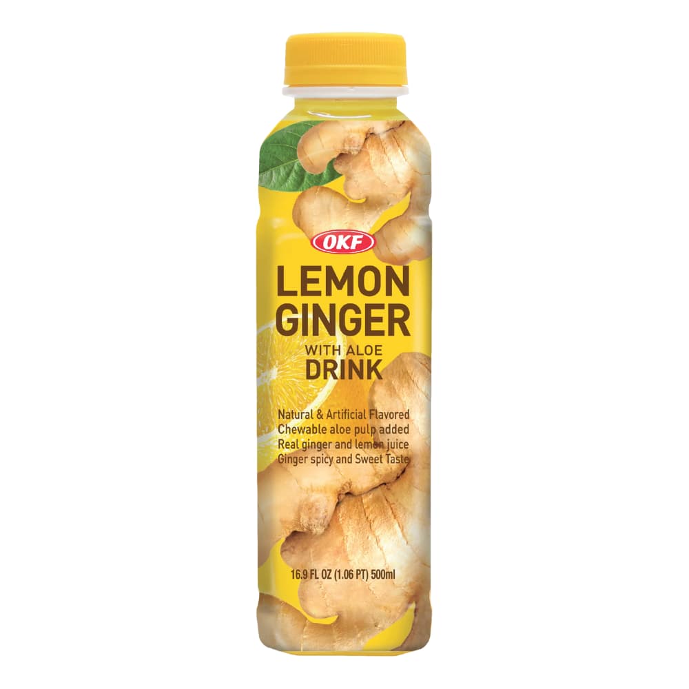 OKF Lemon Ginger w/Aloe (20x500) – Drink from Nimbus Distributions, trusted Drinks Wholesale Supplier.
