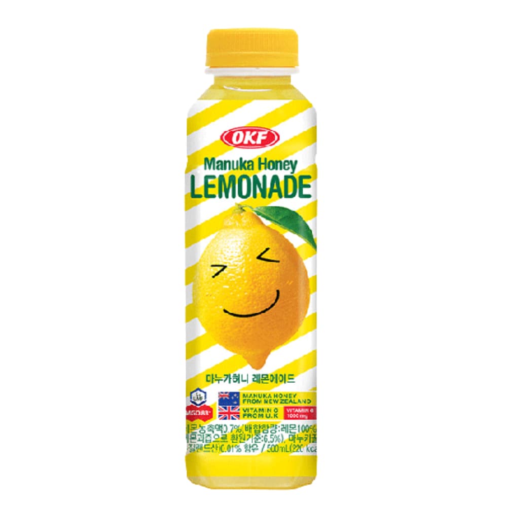 OKF Manuka Honey Lemonade (20x500ml) – Drink from Nimbus Distributions, trusted Drinks Wholesale Supplier.