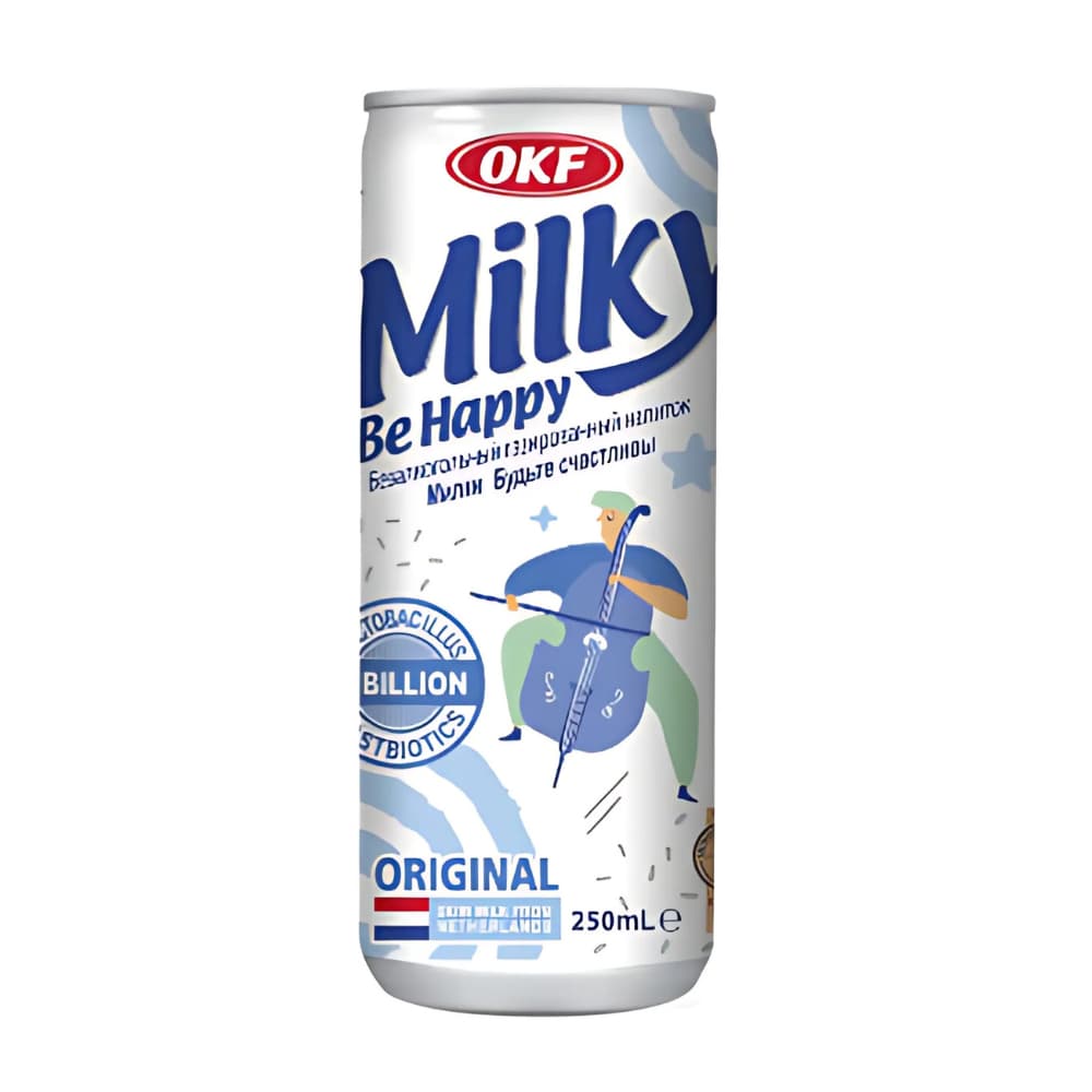 OKF Milky Be Happy Original (24x250ml) – Drink from Nimbus Distributions, trusted Drinks Wholesale Supplier.