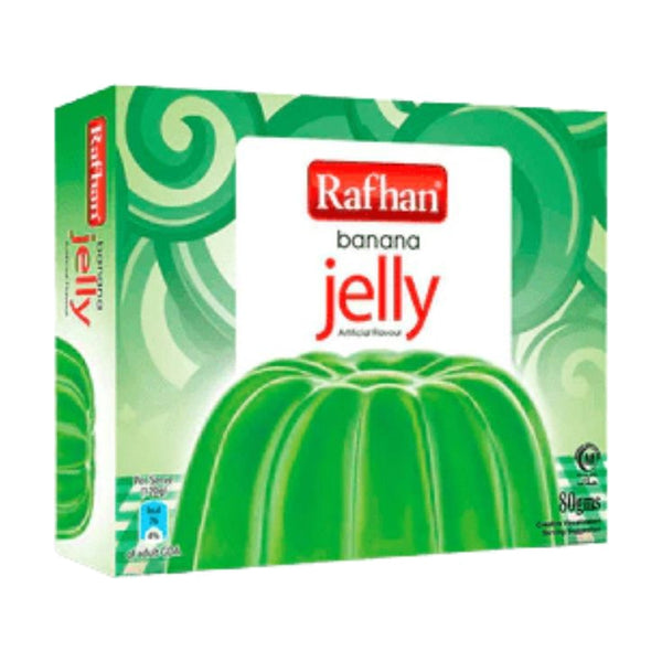 Rafhan Jelly Banana, 80g, case of 96 – jellies & confectionery