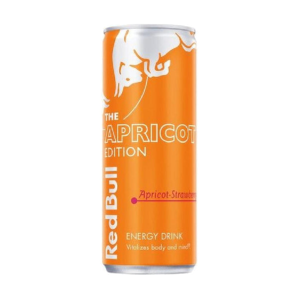 Red Bull Apricot & Strawberry, 250ml, case of 24 – energy drinks from Austria