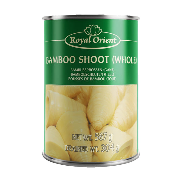 Royal Orient Bamboo Shoot Whole, 567g, case of 24 – tinned & jarred vegetables from China