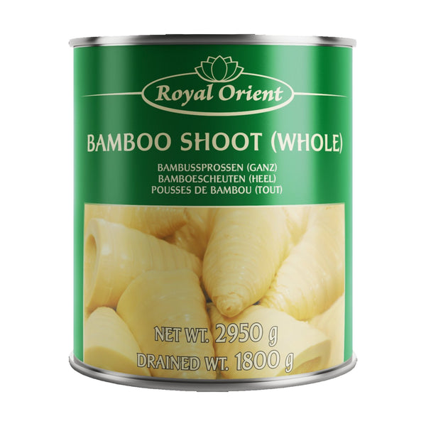 Royal Orient Bamboo Shoot Whole, 2.95kg, case of 6 – tinned & jarred vegetables from China