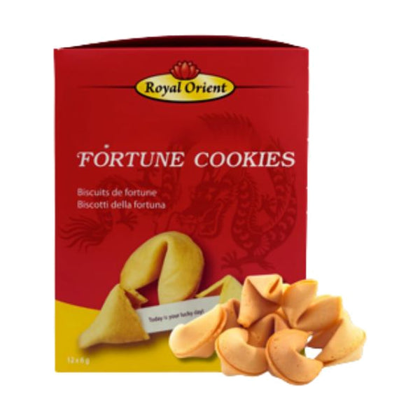 Royal Orient Fortune Cookies Nl/En/De/Fr, 12pcs, case of 15 – sweet biscuits & cookies from Germany