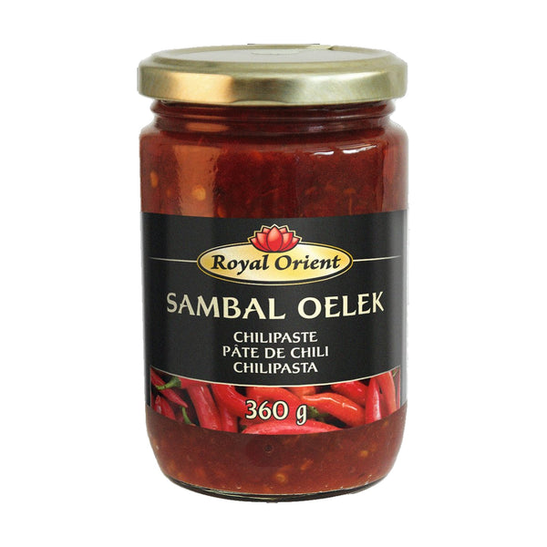 Royal Orient Sambal Oelek, 360g, case of 12 – chilli & hot sauces from Netherlands