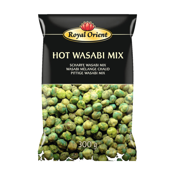 Royal Orient Wasabi Mix Hot, 300g, case of 12 – crisps & chips from China