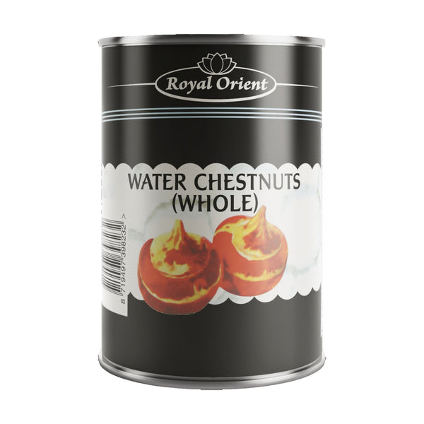 Royal Orient Water Chestnuts Whole, 567g, case of 24 – water from China