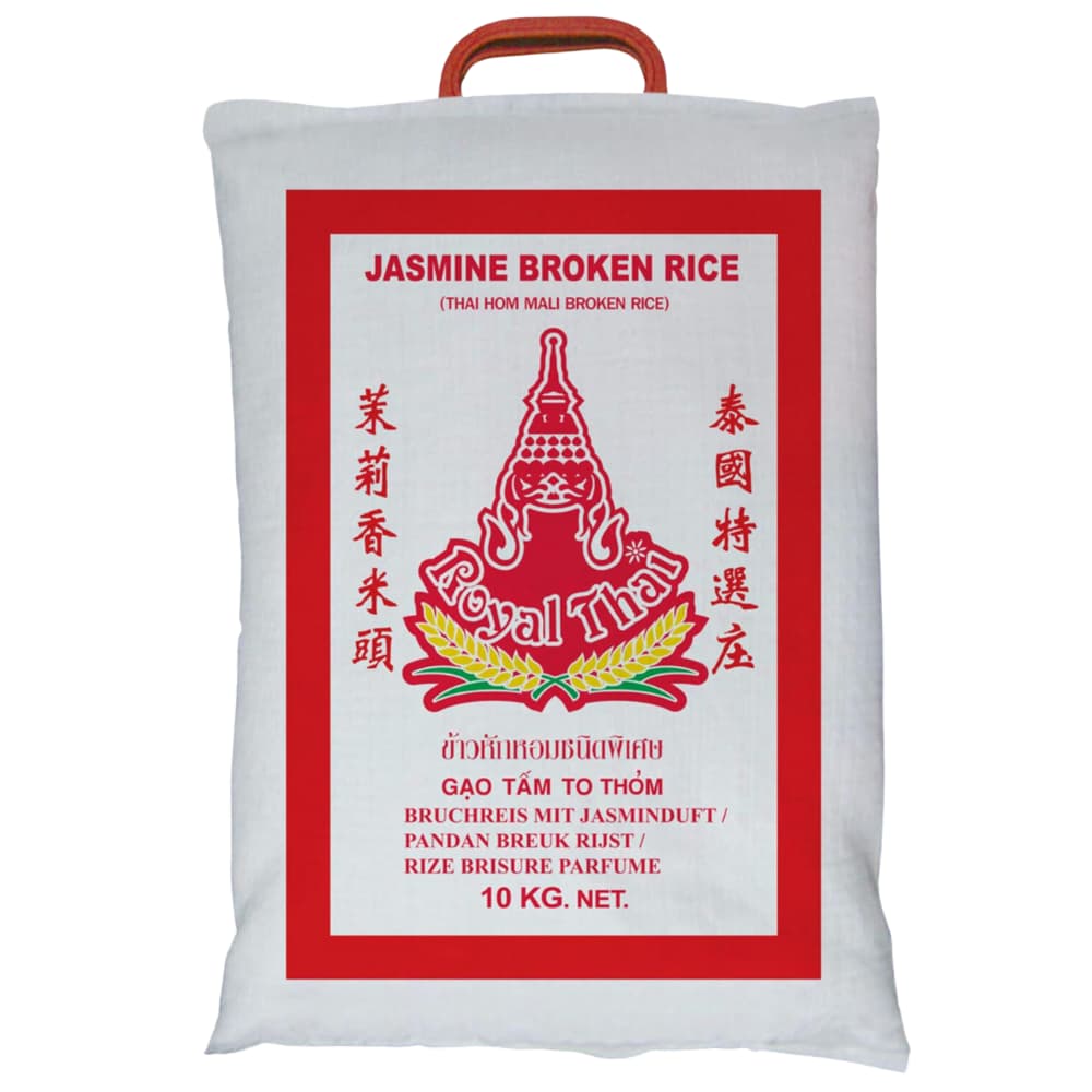 Royal Thai Jasmine Rice Broken (10x1kg) – Food from Nimbus Distributions, trusted Food Wholesale Supplier.
