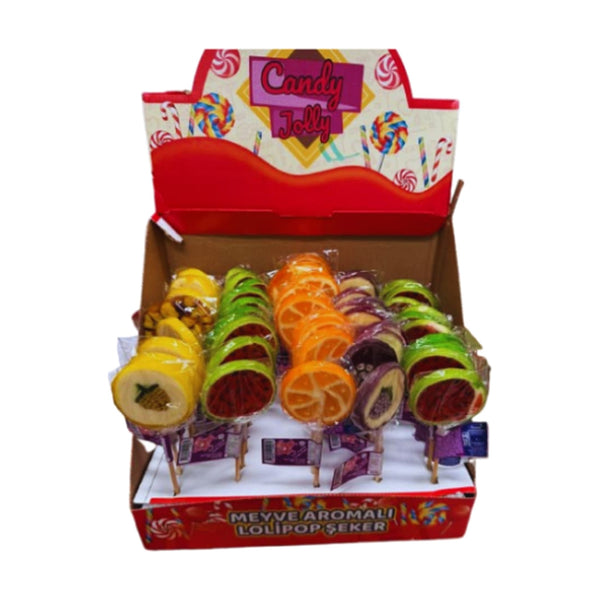 Seasons Fruit Lollipops, 25g, case of 12 – jellies & confectionery
