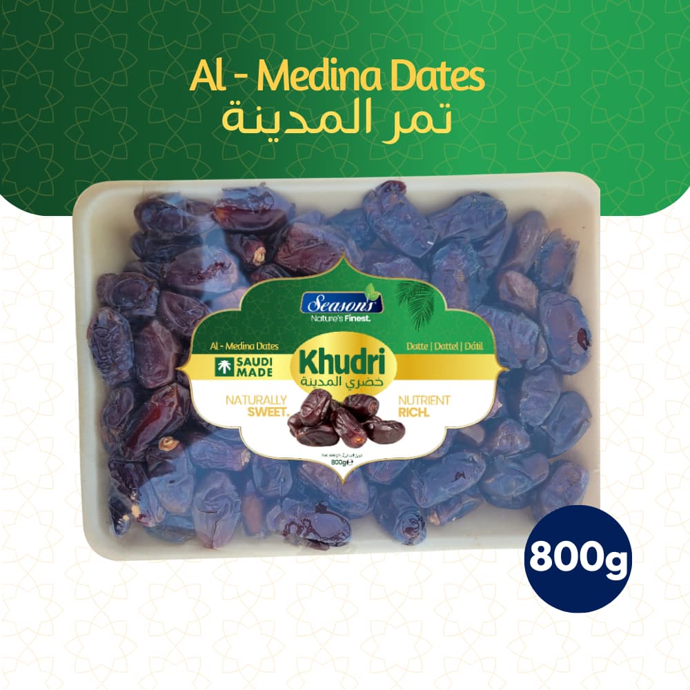 Seasons Khudri Al Madina (10x800g) – Food from Nimbus Distributions, trusted Food Wholesale Supplier.