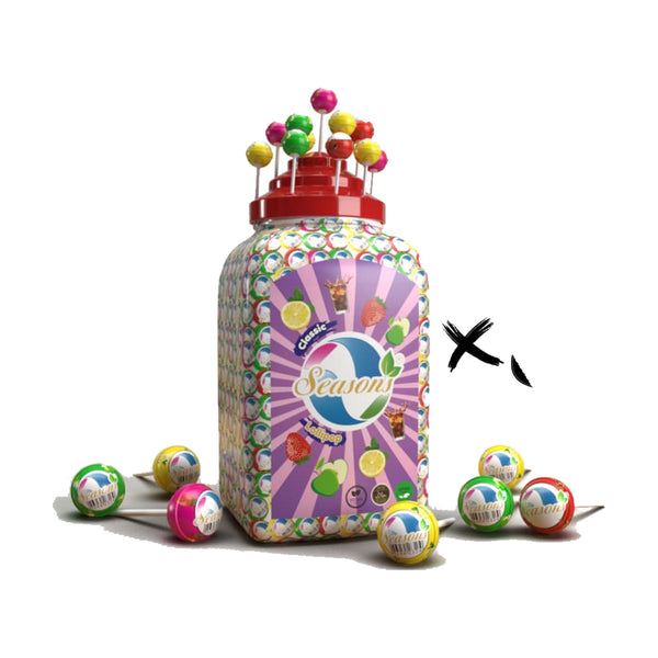 Seasons Lollipops, 10g, case of 900 – jellies & confectionery