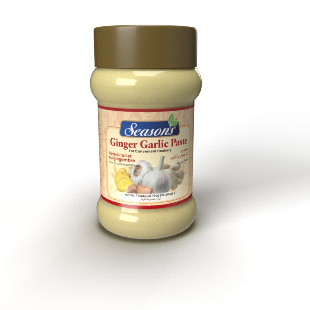 Seasons Pure Ginger Garlic Paste (12x750g) – Food from Nimbus Distributions, trusted Food Wholesale Supplier.