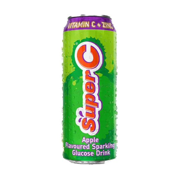 Super C Energy Drink Cans Apple, 500ml, case of 24 – energy drinks from South Africa