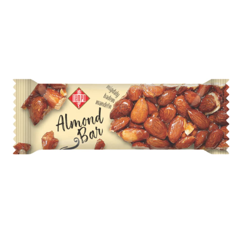 Tempo Almond Bar (24x40g) – Food from Nimbus Distributions, trusted Food Wholesale Supplier.
