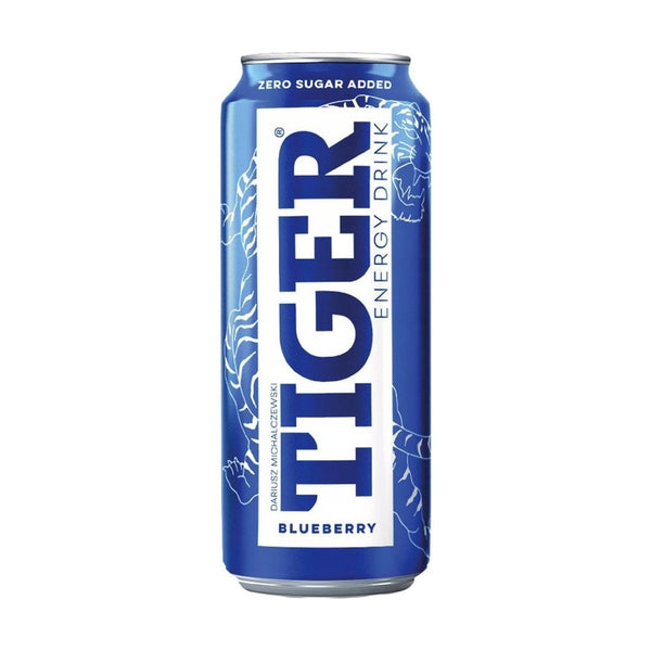 Tiger Energy Drink Blueberry, 500ml, case of 12 – energy drinks from Poland