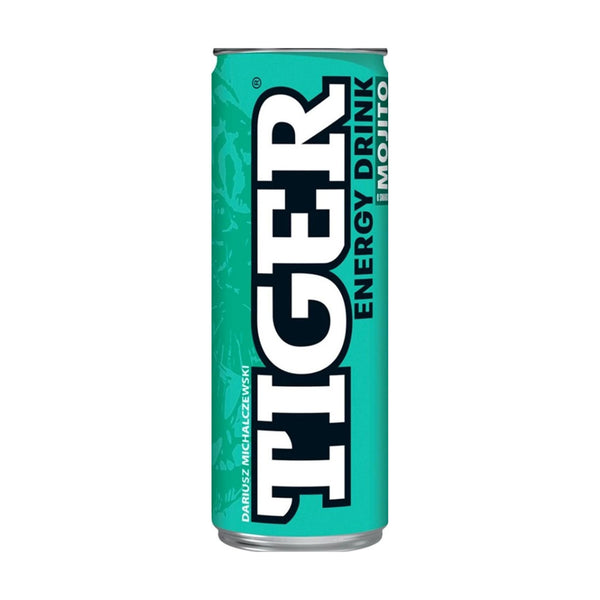 Tiger Energy Drink Mojito, 250ml, case of 12 – energy drinks from Poland