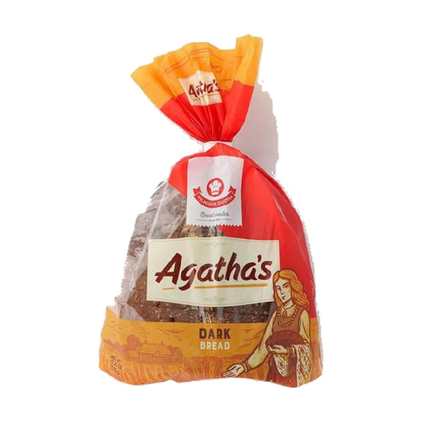 Vilnius Duona Agathas Dark Bread, 375g, case of 10 – frozen paratha, naan & breads from Lithuania (frozen)