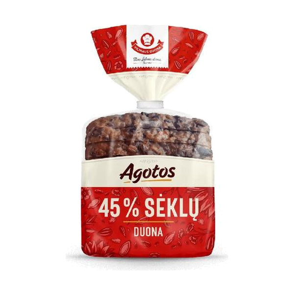 Vilnius Duona Agotos Seed Bread, 350g, case of 16 – frozen paratha, naan & breads from Lithuania (frozen)