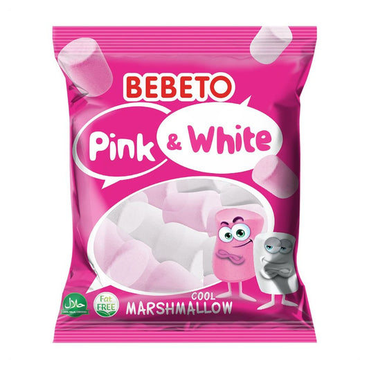 Bebeto Marshmallows Pink & White (24x135gm) - Buy Online in Ireland