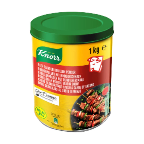 Knorr Beef Bouillon Powder, 1kg, case of 6 – soups & stocks